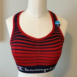 NWT Champion Red and Black Sports Bra Size XS